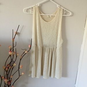 Pins & Needles (Urban Outfitters) Knit Cream Tank